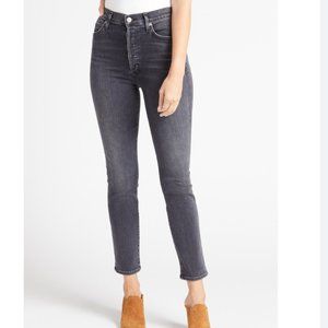 CITIZENS OF HUMANITY Olivia High Rise Slim Gray Size 27